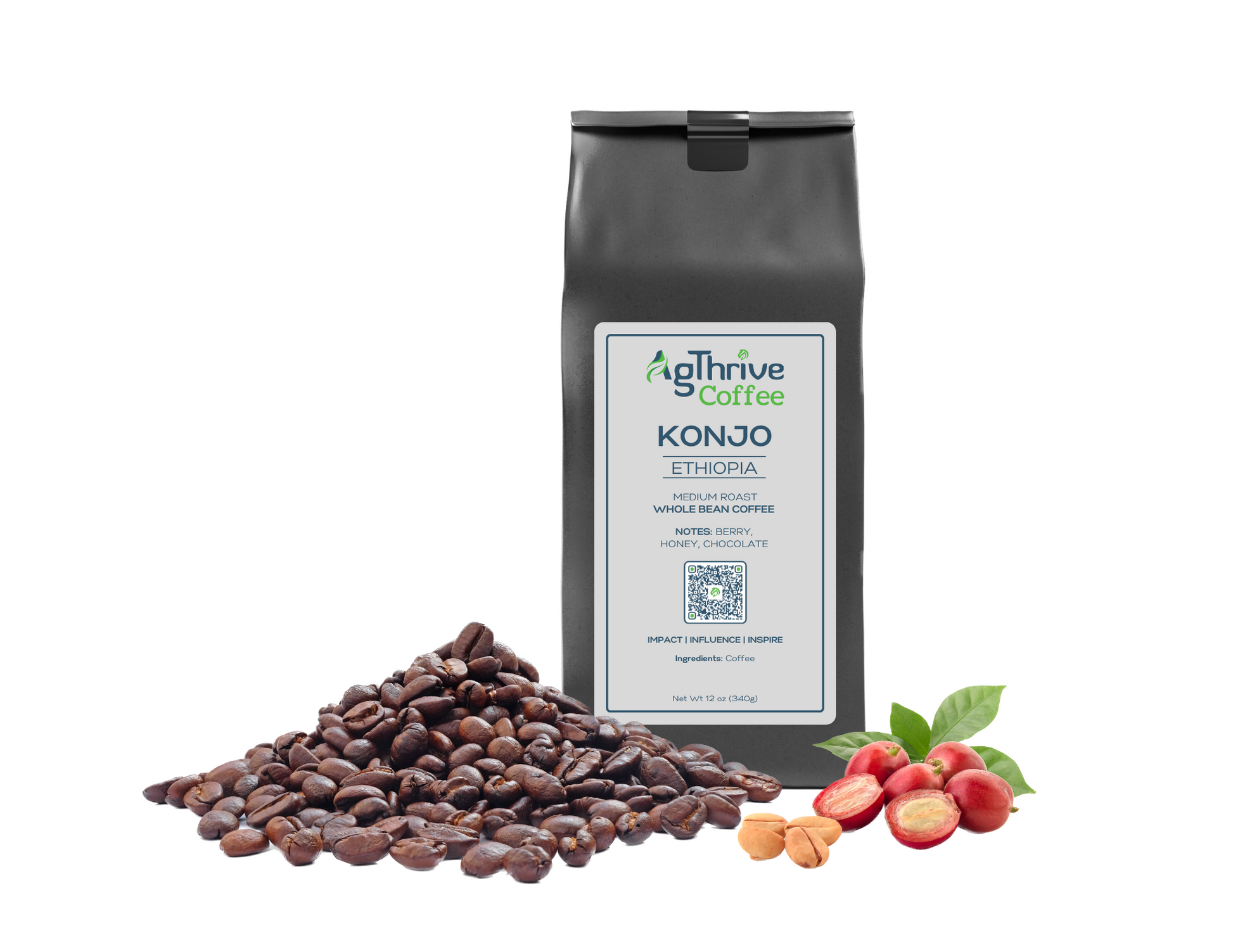 KONJO - Unique Ethiopian Single Origin Coffee Whole Bean